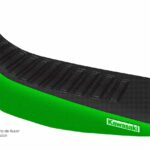 Funda Asiento Kawasaki Kdx 200 - 95/07 Hf Fmx Covers - Negro/Verde