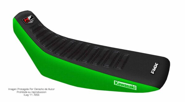 Funda Asiento Kawasaki Kdx 200 - 95/07 Hf Fmx Covers - Negro/Verde