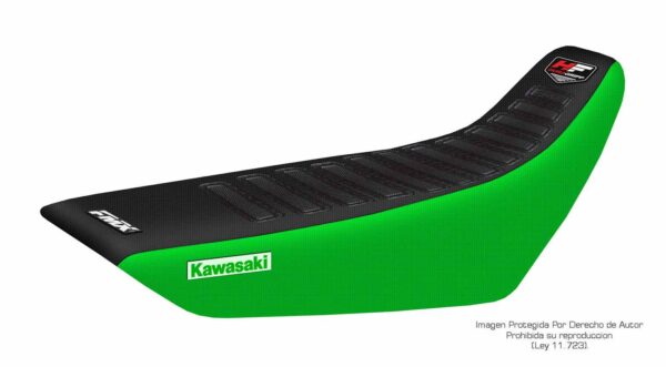 Funda Asiento Kawasaki Kx 80 - 1994 Hf Fmx Covers - Negro/Verde
