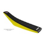 Funda Asiento Husqvarna Fc 250/350/450 16-18 Plisada Fmx Covers - Negro/Amarillo