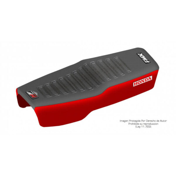 2 Funda Asiento Honda Cd 100 HF Fmx Covers - Negro/Rojo