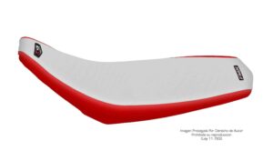 Funda Asiento Corven Txr 250 L Total Grip Fmx Covers - Blanco/Rojo