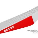 Funda Asiento Honda Crf 250/450 - 02/08 Ultra Grip Fmx Covers - Blanco/Rojo