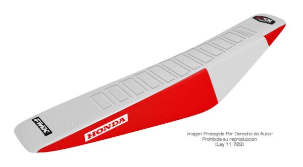 BR Funda Asiento Honda Crf 250/450 - 02/08 Ultra Grip Fmx Covers - Blanco/Rojo