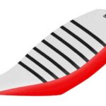 Funda Asiento Can-Am Ds 450 Rib Fmx Covers - Blanco/Rojo/Negro