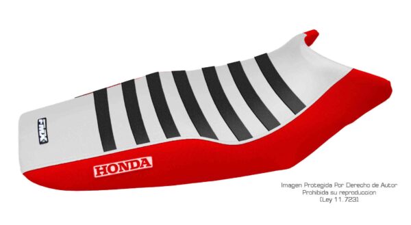 Funda Asiento Honda Cb 125 F Twister Rib Fmx Covers - Blanco/Rojo/Negro