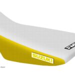Funda Asiento Suzuki Rmz 250/450 - 2018 Total Grip Fmx Covers - Blanco/Amarillo