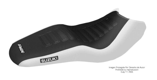 Funda Asiento Suzuki Gixxer 150 Hf Fmx Covers - Negro/Blanco