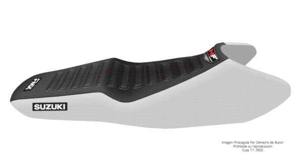 Funda Asiento Suzuki Gs 500 - 04/09 Hf Fmx Covers - Negro/Blanco