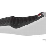 Funda Asiento Suzuki Gs 500 - 04/09 Hf Fmx Covers - Negro/Blanco