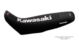 Funda Asiento Kawasaki Klx 650 C Series Fmx Covers - Negro/Negro/Blanco