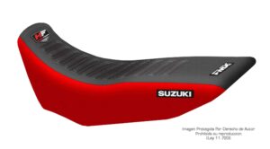 Funda Asiento Suzuki Dr 650 Rs 90/95 - Rse 91/95 Hf Fmx Covers - Negro/Rojo