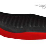 Funda Asiento Motomel Skua 150 - 200 - 250 Hf Fmx Covers - Negro/Rojo