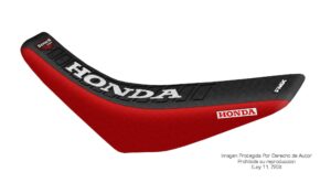 Funda Asiento Honda Xr 650 R Series Fmx Covers - Negro/Rojo/Blanco
