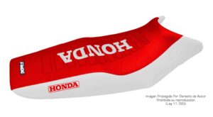 Funda Asiento Honda Cbx 250 Twister Series Fmx Covers - Rojo/Blanco/Blanco
