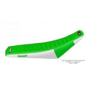 Funda Asiento Kawasaki Kxf 250/450 - 08/16 Ultra Grip Fmx Covers - Verde/Blanco
