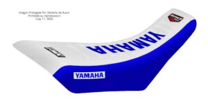 Funda Asiento Yamaha Yz 80 - 1993/2001 Series Fmx Covers - Blanco/Azul/Azul