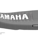 Funda Asiento Yamaha Dt 200 Series Fmx Covers - Gris/Gris/Blanco