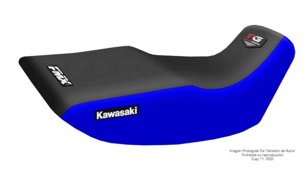 NA Funda Asiento Kawasaki Ex 500 - 1993 Total Grip Fmx Covers - Negro/Azul