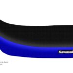 Funda Asiento Kawasaki Kmx 125 - 86/02 Total Grip Fmx Covers - Negro/Azul
