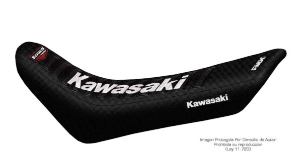 Funda Asiento Kawasaki Kdx 125/250 - 91/94 Series Fmx Covers - Negro/Negro/Blanco