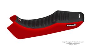 Funda Asiento Kawasaki Ninja 250 Ex - 1992 Hf Fmx Covers - Negro/Rojo