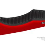 Funda Asiento Kawasaki Ninja 250 Ex - 1992 Hf Fmx Covers - Negro/Rojo