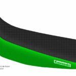 Funda Asiento Kawasaki Kdx 200 - 95/07 Total Grip Fmx Covers - Negro/Verde