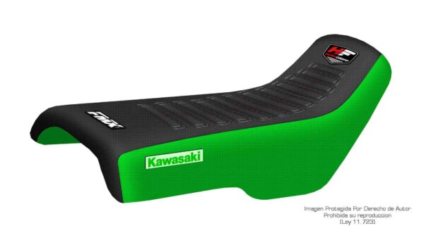 NV Funda Asiento Kawasaki Kx 500 Hf Fmx Covers - Negro/Verde