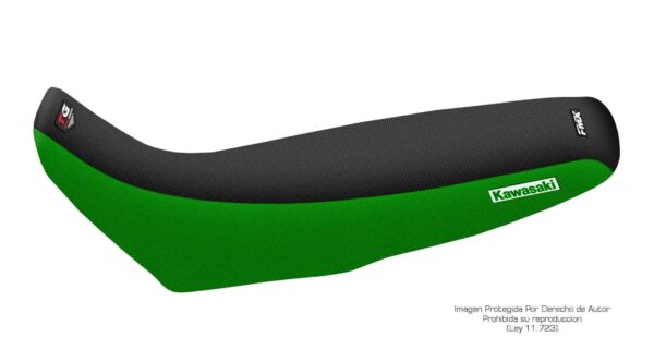 Funda Asiento Kawasaki Klx 650 C Total Grip Fmx Covers - Negro/Verde