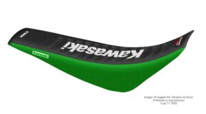 Funda Asiento Kawasaki Kx 125/250 - 97/12 Series Fmx Covers - Negro/Verde/Blanco