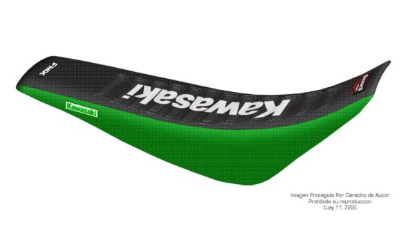 Funda Asiento Kawasaki Kx 125/250 - 97/12 Series Fmx Covers - Negro/Verde/Blanco