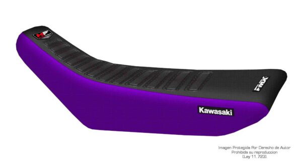Funda Asiento Kawasaki Kx 250 - 91 Hf Fmx Covers - Negro/Violeta