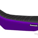Funda Asiento Kawasaki Kx 250 - 91 Hf Fmx Covers - Negro/Violeta