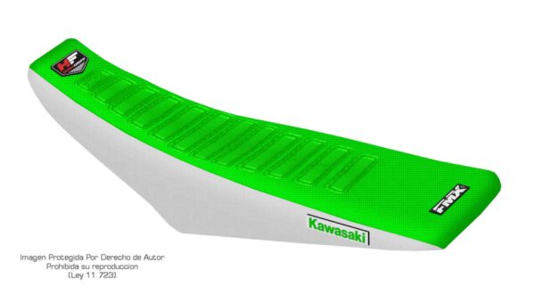 VB Funda Asiento Kawasaki Kxf 250/450 - 17/18 Hf Fmx Covers - Verde/Blanco