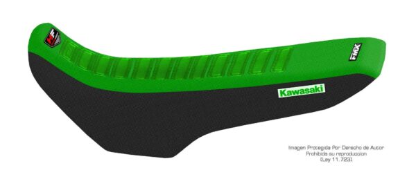 Funda Asiento Kawasaki Klx 650 R Hf Fmx Covers - Verde/Negro