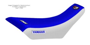 Funda Asiento Yamaha Yz 80 - 1993/2001 Total Grip Fmx Covers - Azul/Blanco