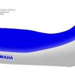 Funda Asiento Yamaha Xt 350 Total Grip Fmx Covers - Azul/Blanco