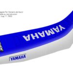 Funda Asiento Yamaha Xt 225 Serow Series Fmx Covers - Azul/Blanco/Blanco