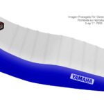 Funda Asiento Yamaha Ybr 125 Plisada Fmx Covers - Blanco/Azul