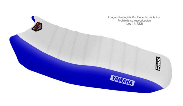 Funda Asiento Yamaha Ybr 125 Plisada Fmx Covers - Blanco/Azul