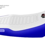 Funda Asiento Yamaha Ybr 125 Deflectores Hf Fmx Covers - Blanco/Azul
