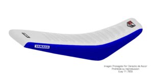 Funda Asiento Yamaha Yzf 250/450 - 04/09 Hf Fmx Covers - Blanco/Azul