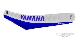 Funda Asiento Yamaha Wr 250/450 F - 2004 Series Fmx Covers - Blanco/Azul/Azul