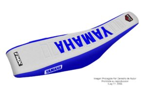 Funda Asiento Yamaha Xt 225 Brasil Series Fmx Covers - Blanco/Azul/Azul