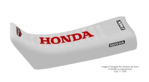 Funda Asiento Honda Xr 250 L Series Fmx Covers - Blanco/Blanco/Rojo