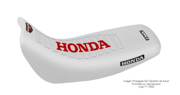 Funda Asiento Honda Nx 650 - Dominator 88/91 Series Fmx Covers - Blanco/Blanco/Rojo