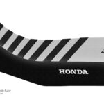 Funda Asiento Honda Xr 200 Rib Fmx Covers - Blanco/Negro/Negro