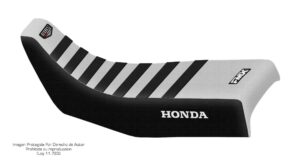 Funda Asiento Honda Xr 200 Rib Fmx Covers - Blanco/Negro/Negro