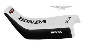 Funda Asiento Honda Xr 650 L Series Fmx Covers - Blanco/Negro/Negro